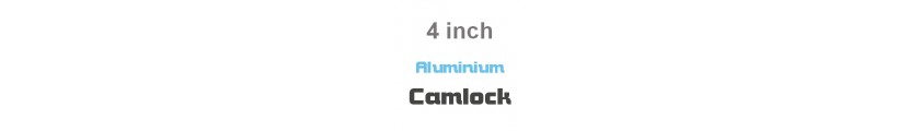 Aluminium Camlock 4 inch Fittings